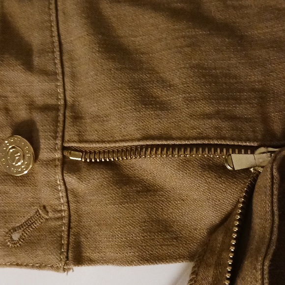 Ladies sz 10, gold jeans - Picture 1 of 8